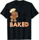 Funny Christmas Gingerbread Chef Baking Team Xmas -Adults Grey T-Shirt - T-Shirt | Black