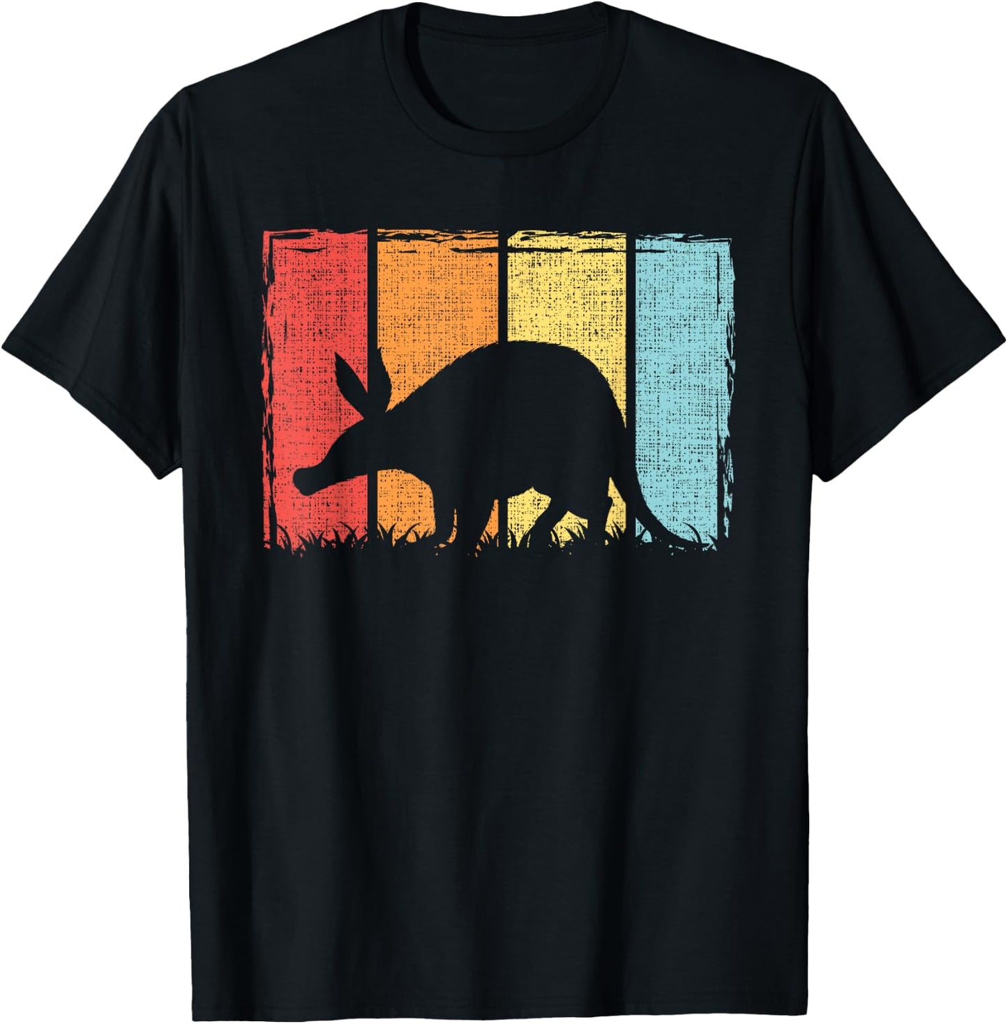 Vintage Aardvark Art Women Aardvark Armadillo Lover T-Shirt - T-Shirt | Black