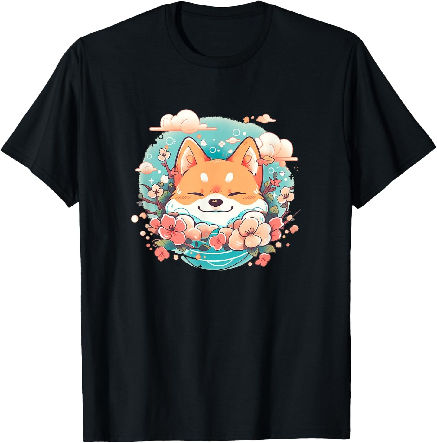 Cute Shiba Inu for Shiba Inu Lover Featuring a Inu Shiba T-Shirt - T-Shirt | Black