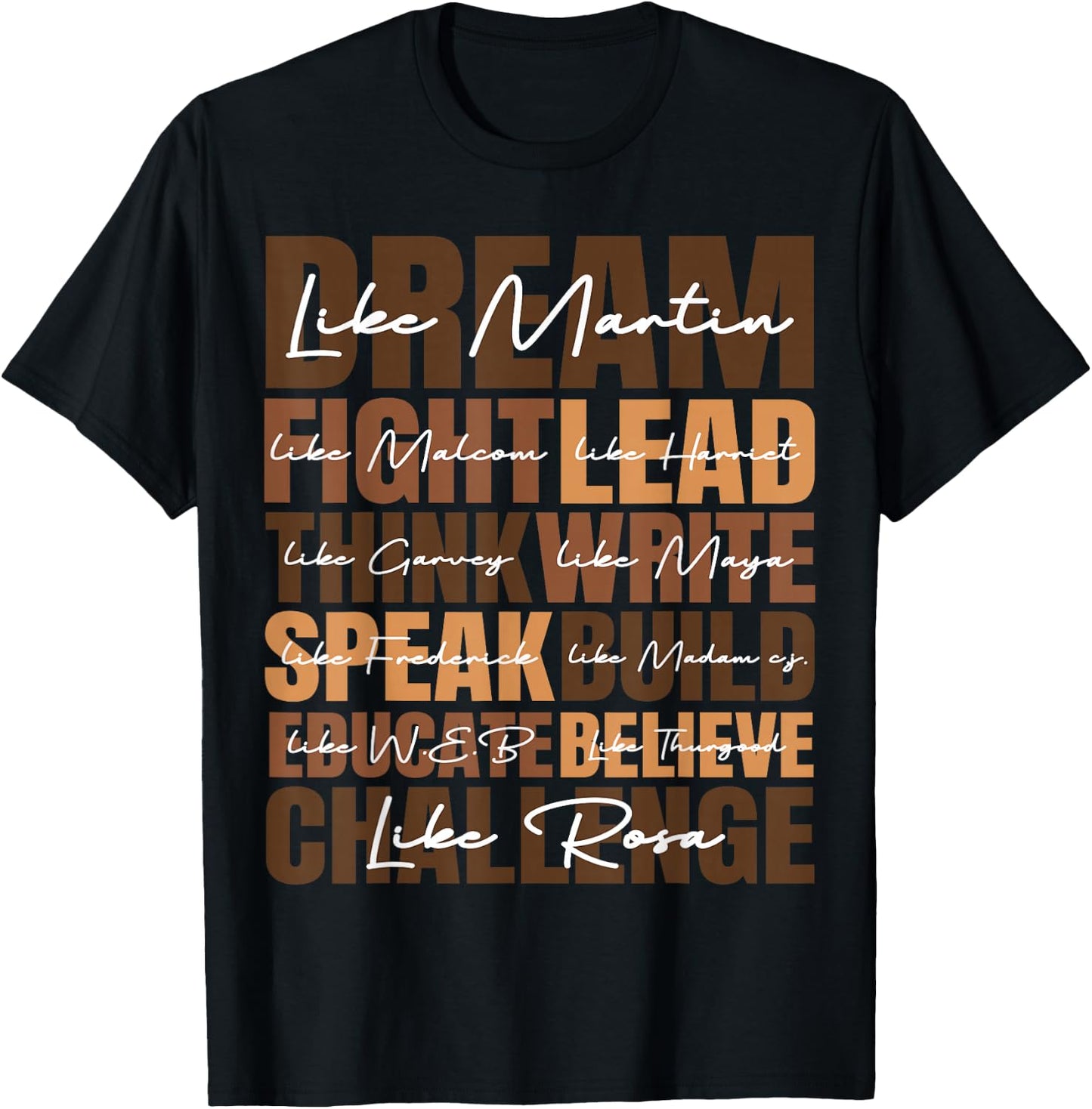 Dream Black History Month Juneteenth African American Gifts T-Shirt - T-Shirt | Black