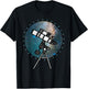 Astronomy Telescope Night Sky Observation Galaxy T-Shirt - T-Shirt | Black