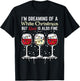 Dreaming White Christmas Red Also Fine Funny Xmas Women Men T-Shirt - T-Shirt | Black