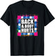 Funny Back Body Hurts Tie Dye Exercise Workout Gym Top T-Shirt - T-Shirt | Black