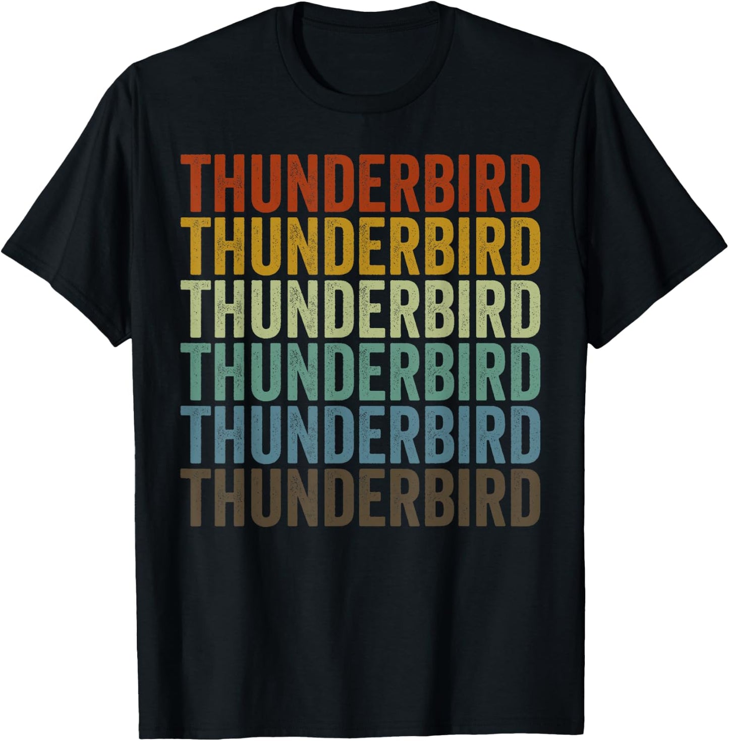 Thunderbird Retro T-Shirt - T-Shirt | Black