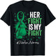 Green Ribbon Survivor Fighter Dwarfism Awareness T-Shirt - T-Shirt | Black