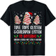 Tree Tops Glisten and Children Listen Christmas Tree Cake T-Shirt - T-Shirt | Black