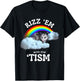 Autism Funny Rizz Em With The Tism Meme Autistic Opossum T-Shirt - T-Shirt | Black