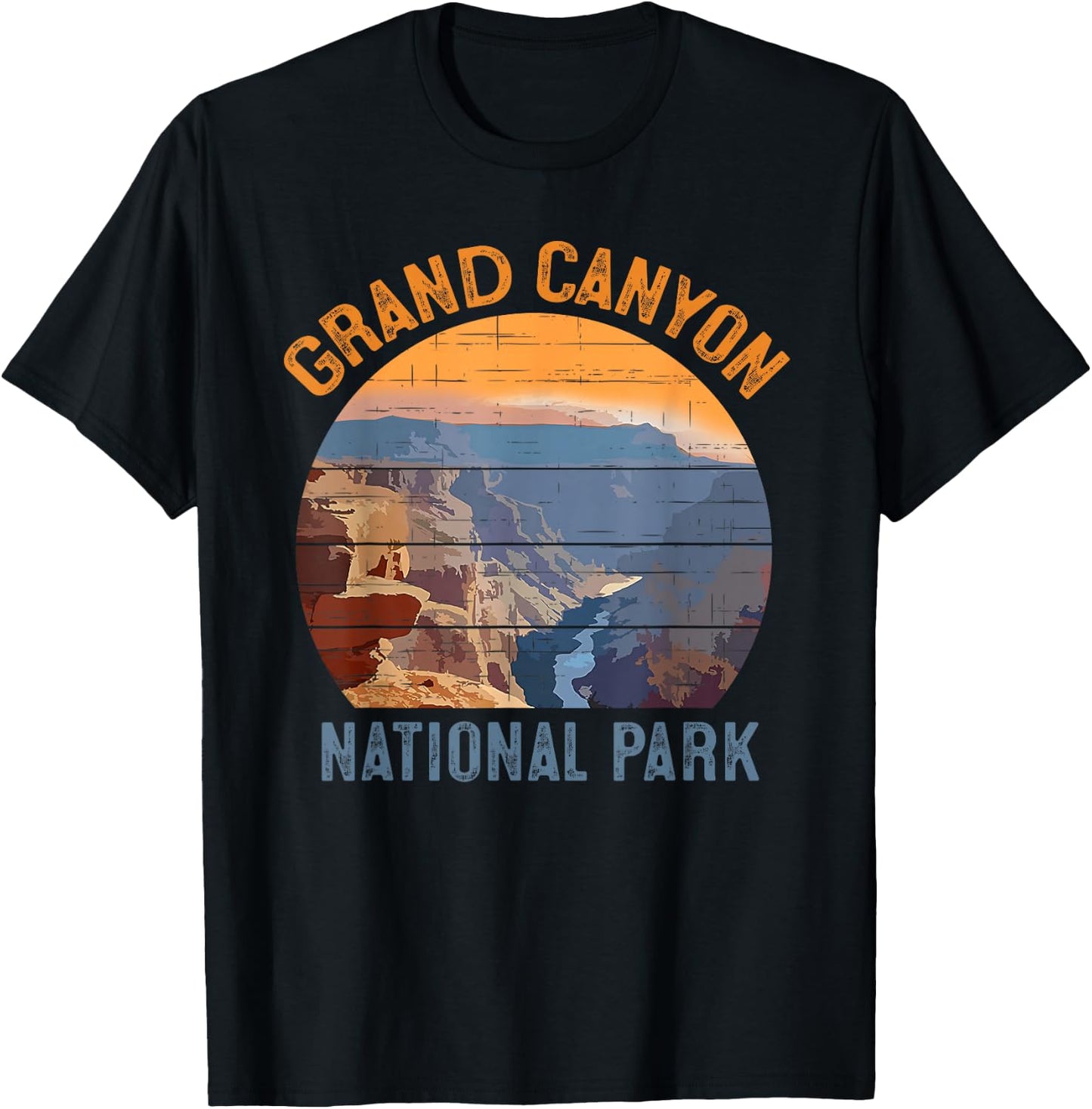 Grand Canyon National Park Arizona Vacation Trip Hiking T-Shirt - T-Shirt | Black