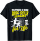Father & Son Disc Golf Buddies For Life Basket Disc Golfing T-Shirt - T-Shirt | Black