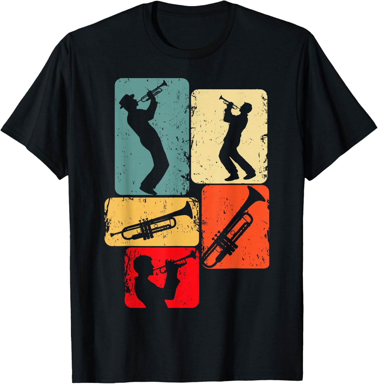 Trumpet Trumpeter Jazz Musician Boys Men T-Shirt - T-Shirt | Black