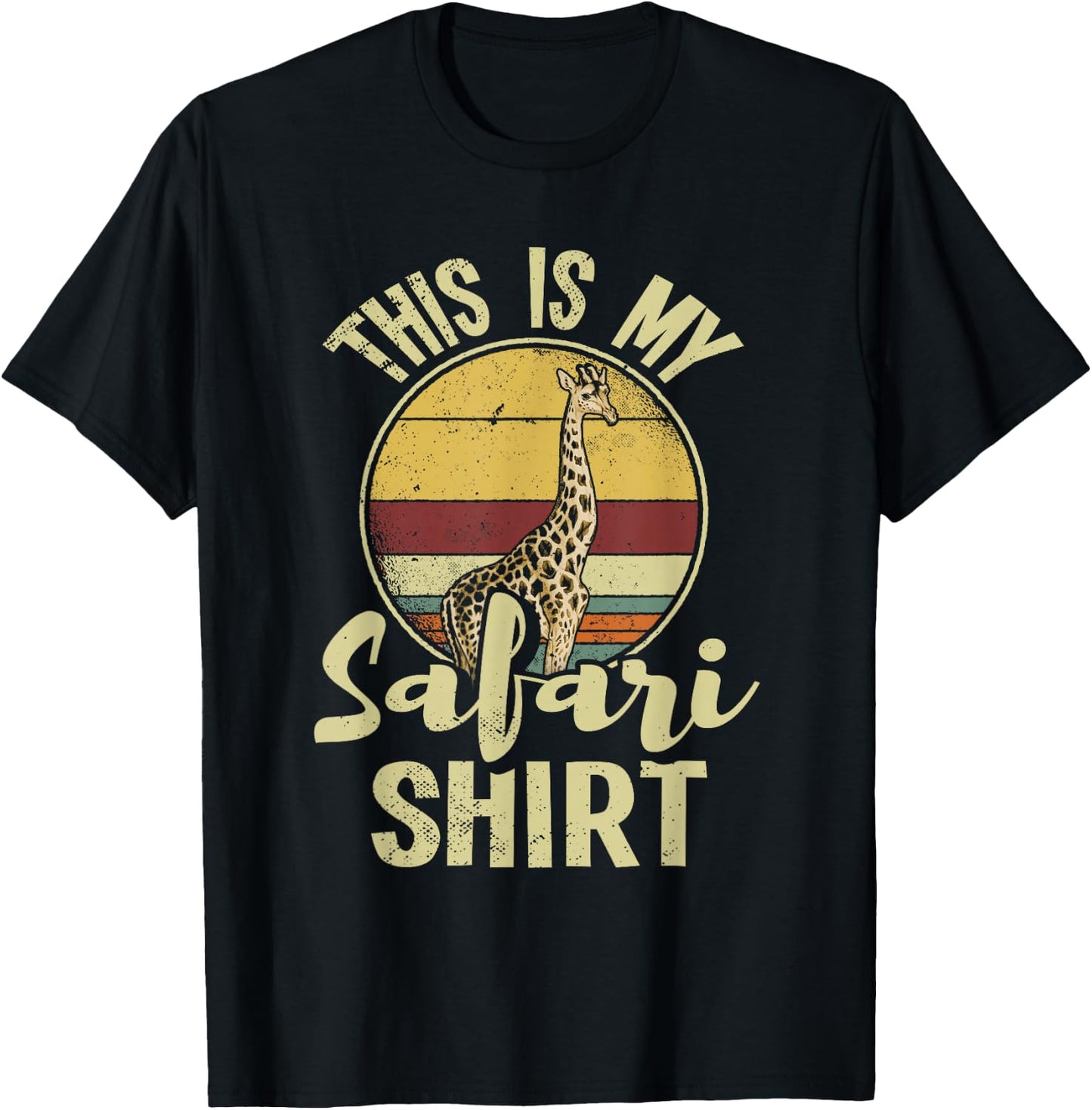 African Safari Family Vacation Zoo Animal Safari Squad T-Shirt - T-Shirt | Black