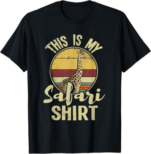 African Safari Family Vacation Zoo Animal Safari Squad T-Shirt - T-Shirt | Black