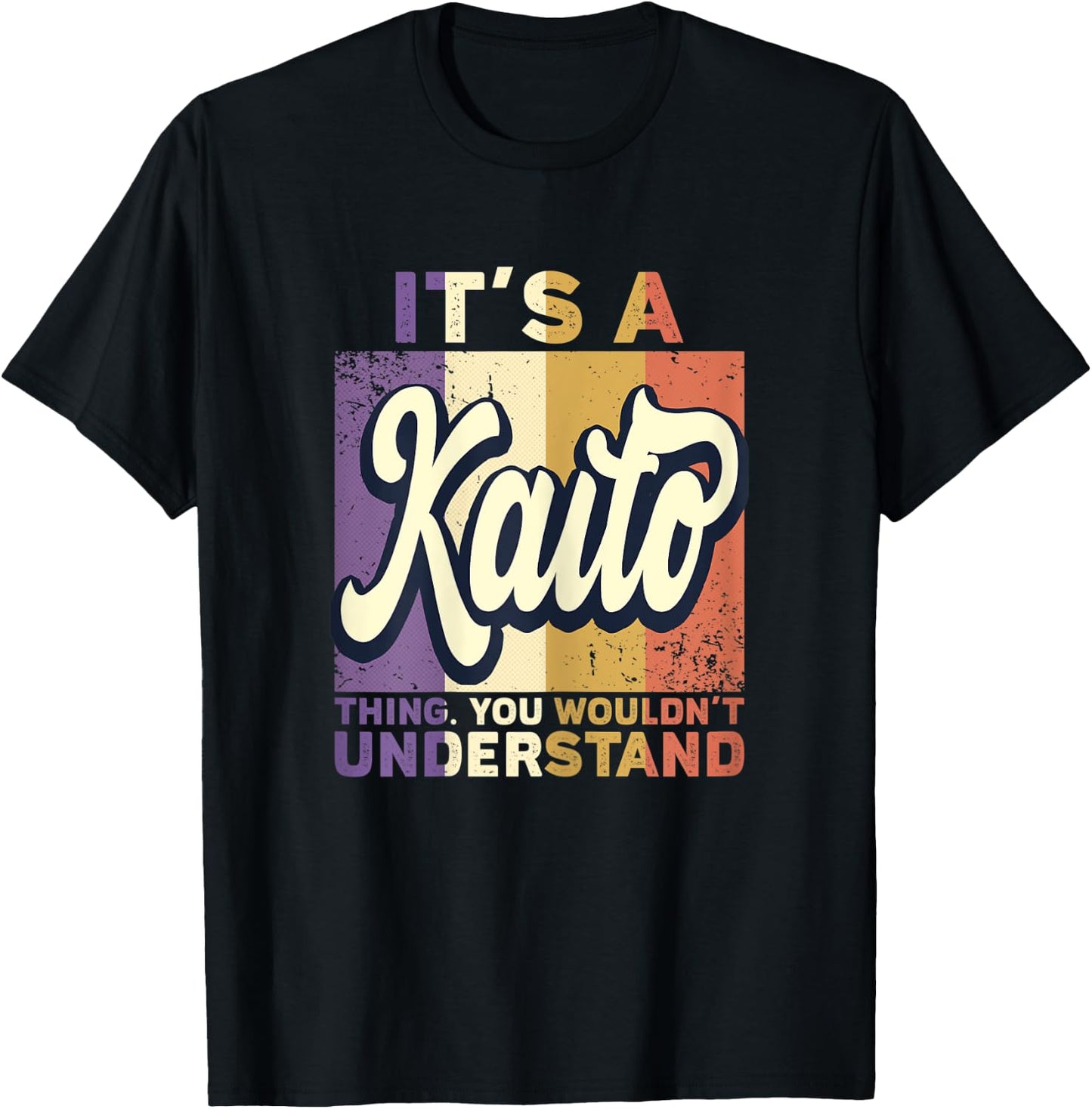Name Kaito - It's A Kaito Thing T-Shirt - T-Shirt | Black