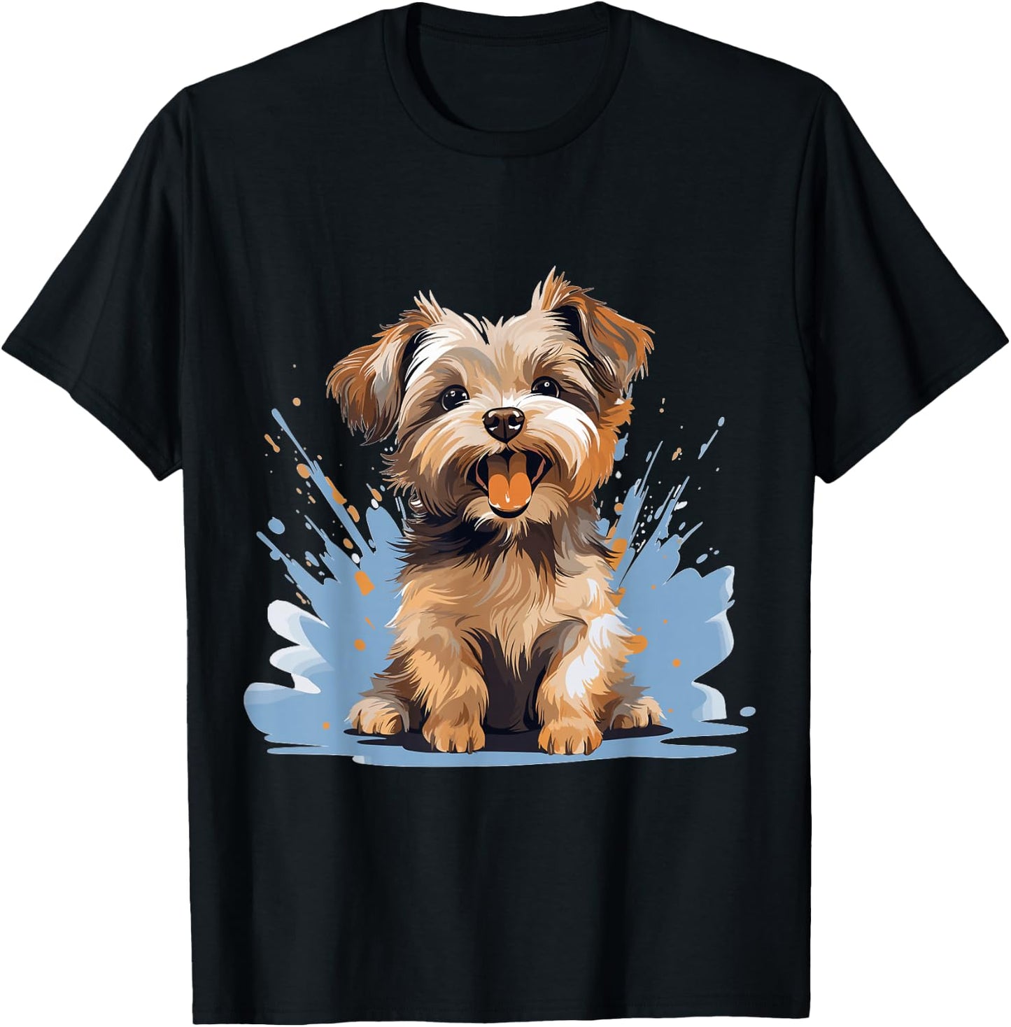Morkie Dog Breed Pet Cute Graphic T-Shirt - T-Shirt | Black