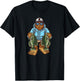 Crappie Fishing Bigfoot Panfishing Fishermen T-Shirt - T-Shirt | Black