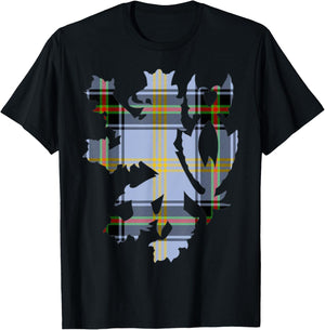 Clan Bell of the Borders Tartan Scottish Family Name Pride T-Shirt - T-Shirt | Black