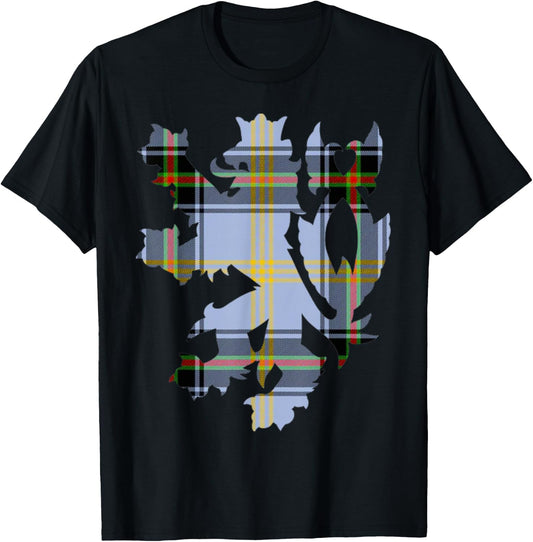 Clan Bell of the Borders Tartan Scottish Family Name Pride T-Shirt - T-Shirt | Black