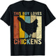 This Boy Loves Chickens Boys Chicken T-Shirt - T-Shirt | Black