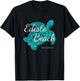 Edisto Beach South Carolina Vacation With A Turtle Graphic T-Shirt - T-Shirt | Black
