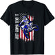 Just Gonna Send It | Motocross US American Flag | Motorcycle T-Shirt - T-Shirt | Black