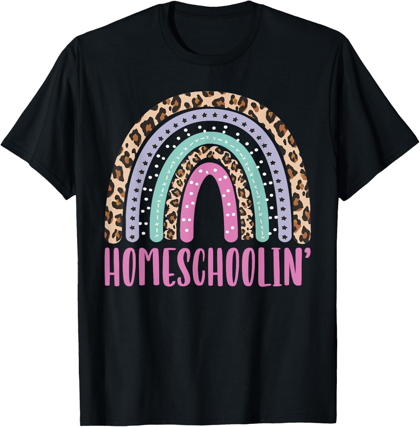 Homeschoolin Homeschooling Home Education Homeschool Mom T-Shirt - T-Shirt | Black