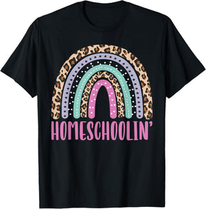 Homeschoolin Homeschooling Home Education Homeschool Mom T-Shirt - T-Shirt | Black