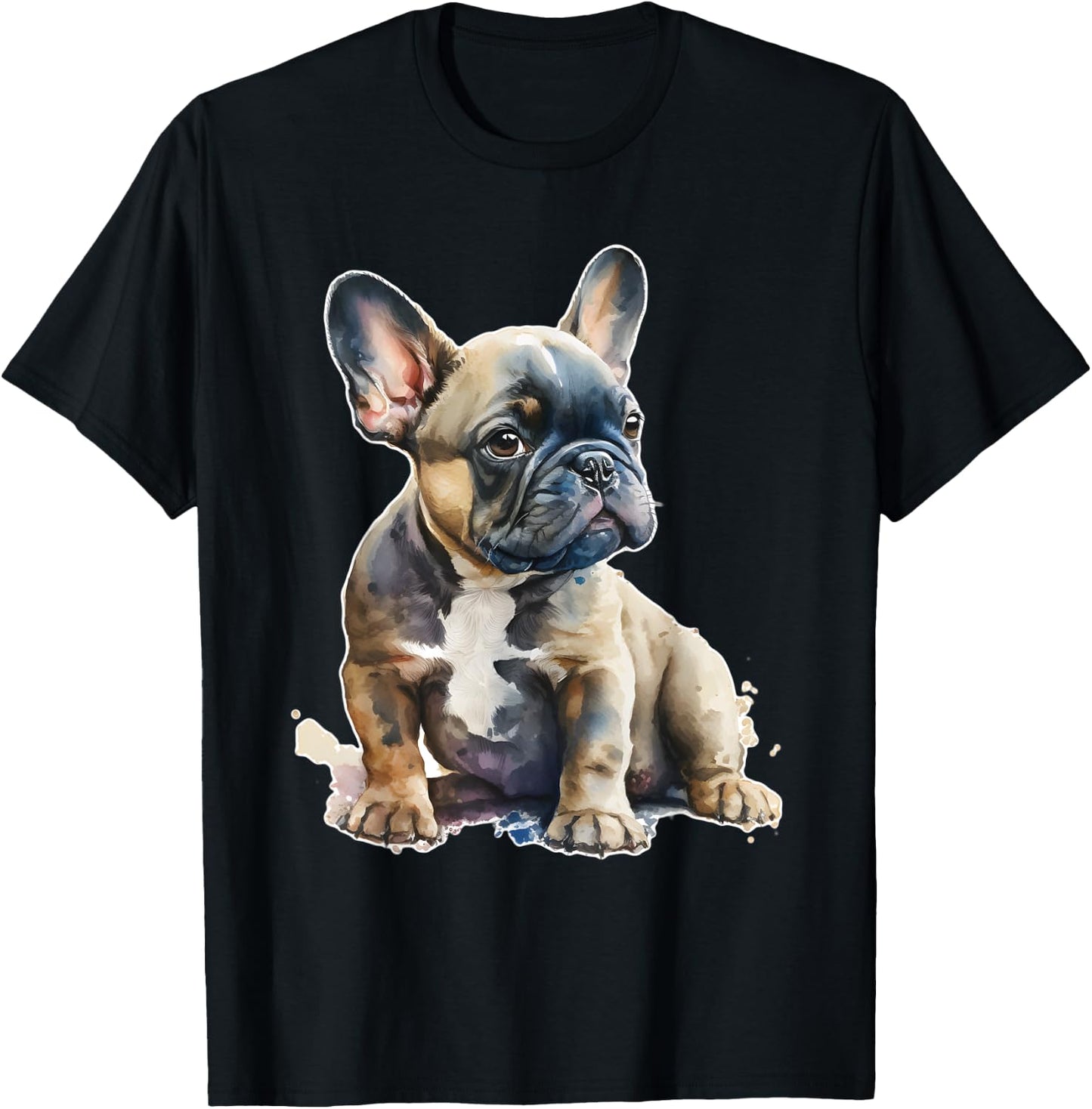 French Bulldog Kids Clothes Frenchie Dad Mom T-Shirt - T-Shirt | Black