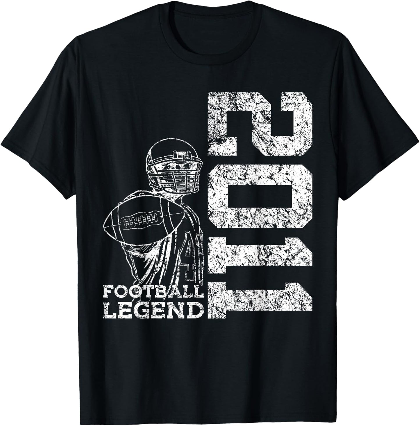 15 Years Football Legend 2011 15th Birthday T-Shirt - T-Shirt | Black