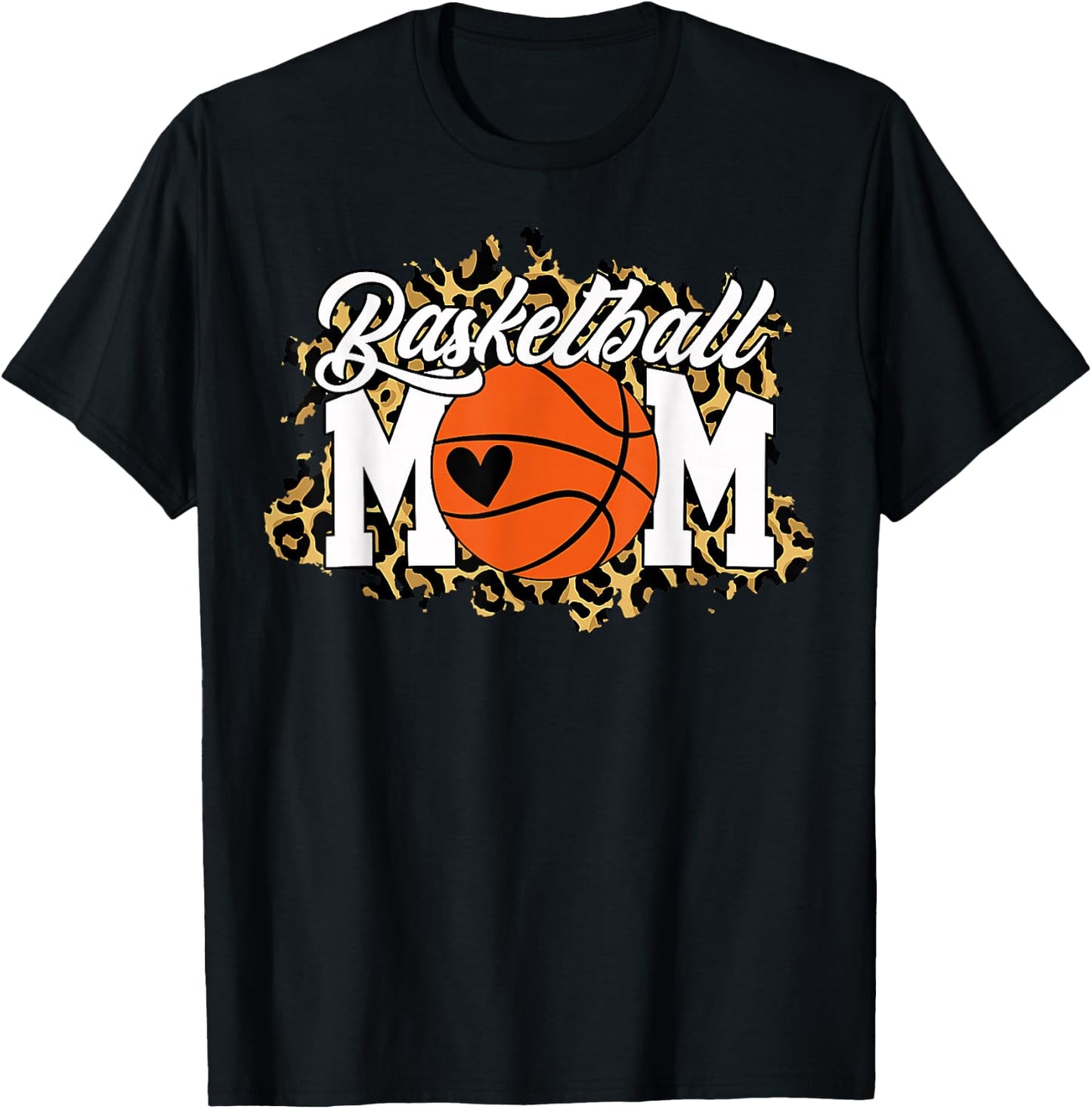 Basketball Mom Shirt Mom Game Day Outfit T-Shirt - T-Shirt | Black