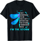 Women's They whispered to her you can't whit stand the storm T-Shirt - T-Shirt | Black