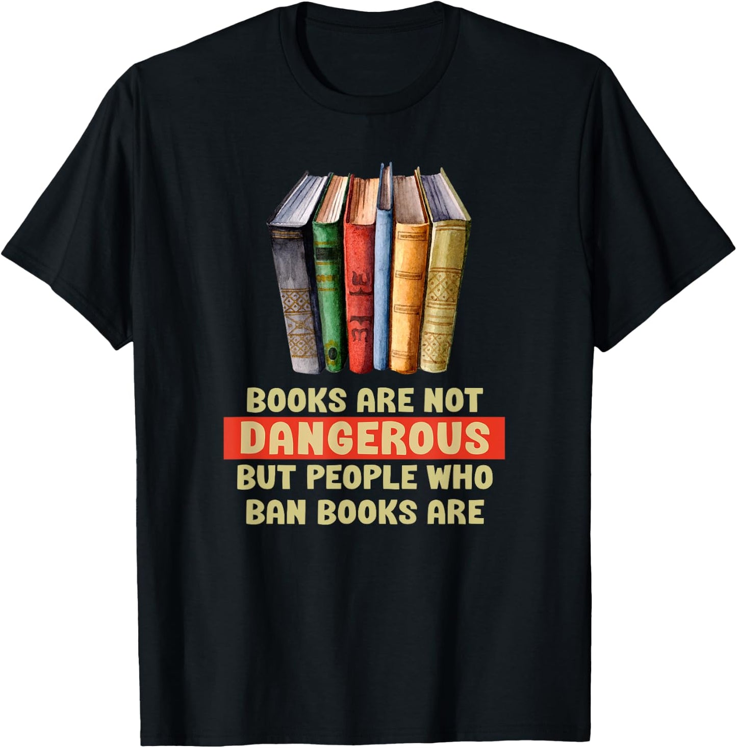reading is for life, librarian life Anti Book Banning Black Cotton Polyester , -Adults, Small, Short Sleeve T-Shirt - T-Shirt | Black