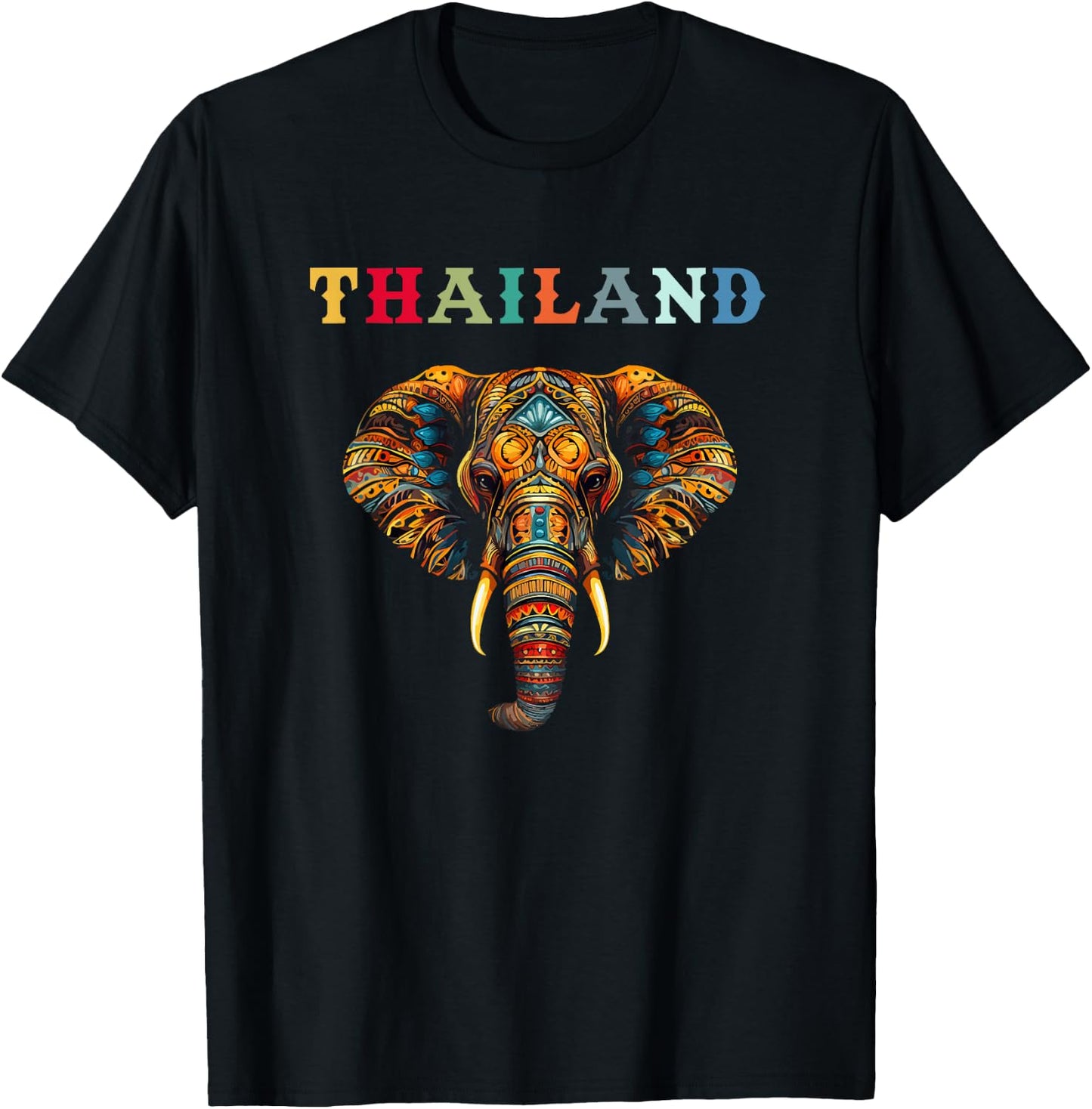 Elephant Thailand T-Shirt - T-Shirt | Black