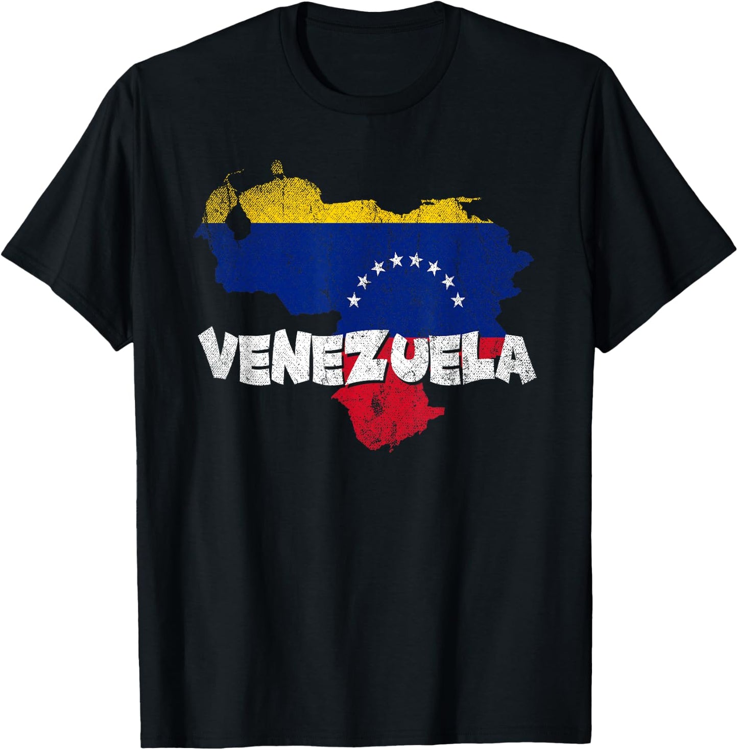 Venezuela Pride Venezuelan Flag Caracas Gift Venezuela T-Shirt - T-Shirt | Black