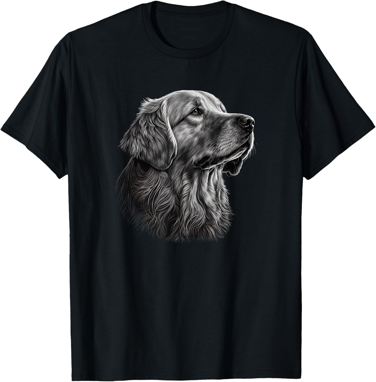 Funny Golden Retriever T-Shirt - T-Shirt | Black