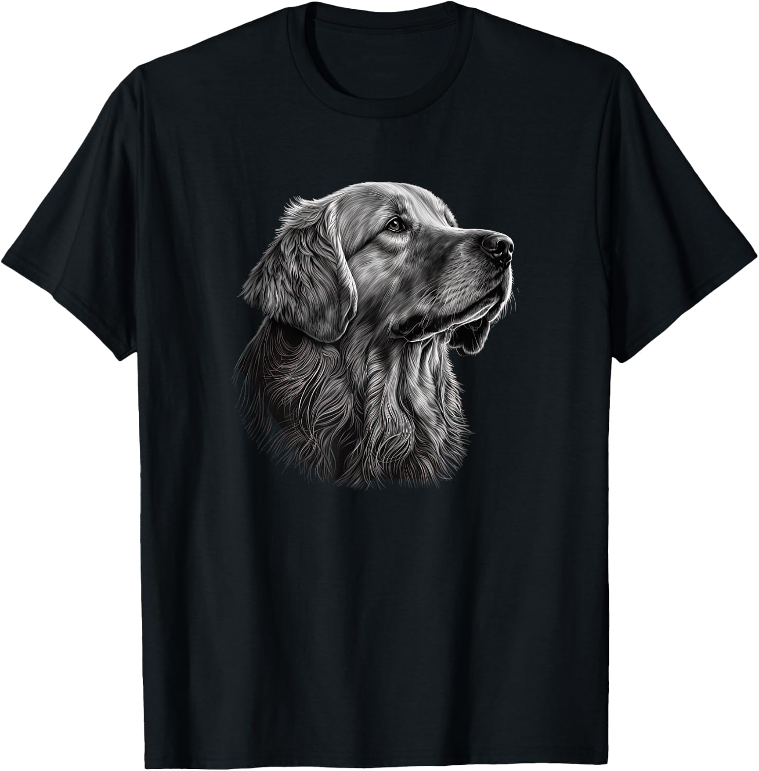 Funny Golden Retriever T-Shirt - T-Shirt | Black