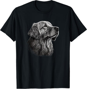 Funny Golden Retriever T-Shirt - T-Shirt | Black