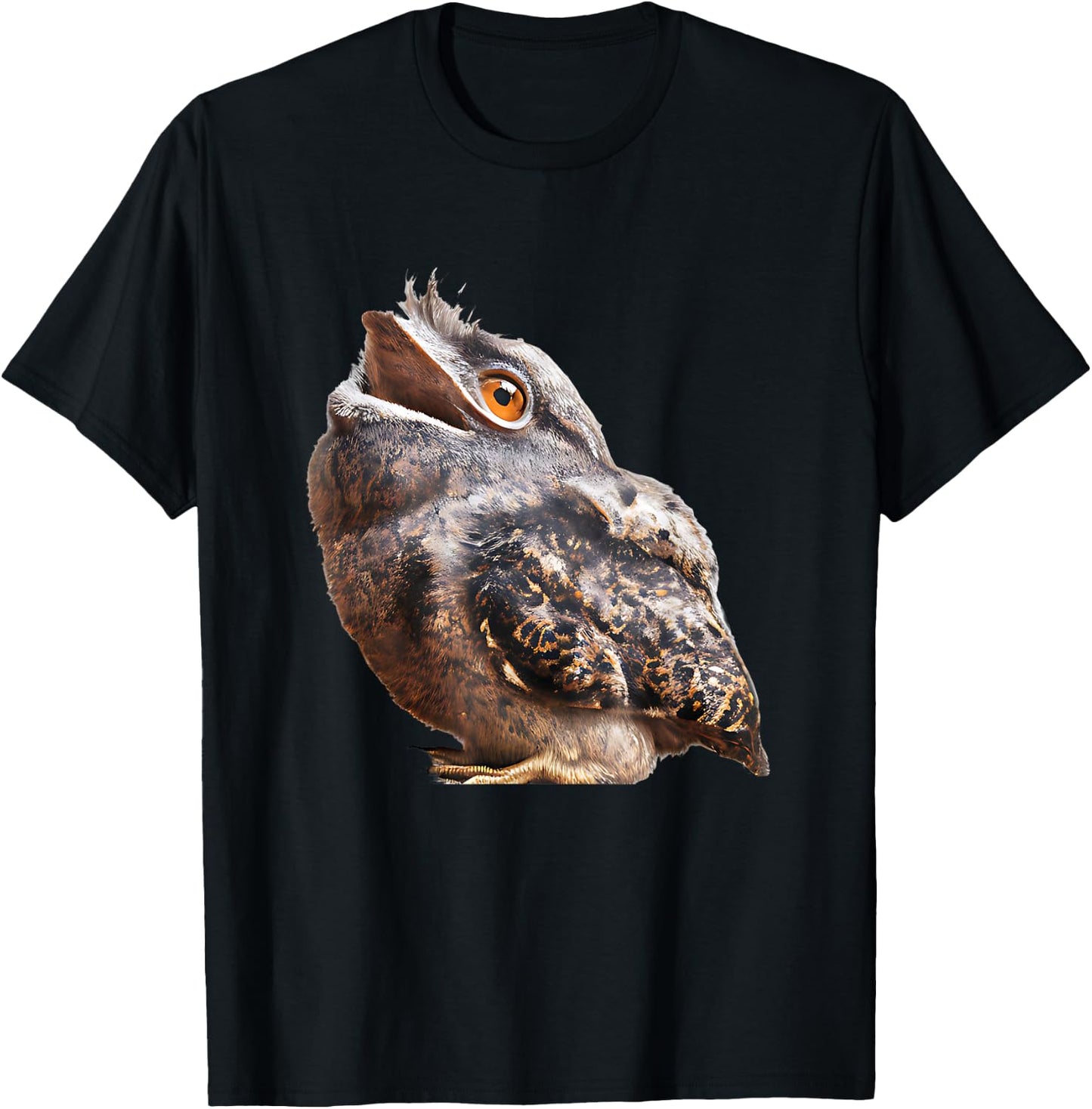 Beautiful Potoo Owl T-Shirt - T-Shirt | Black