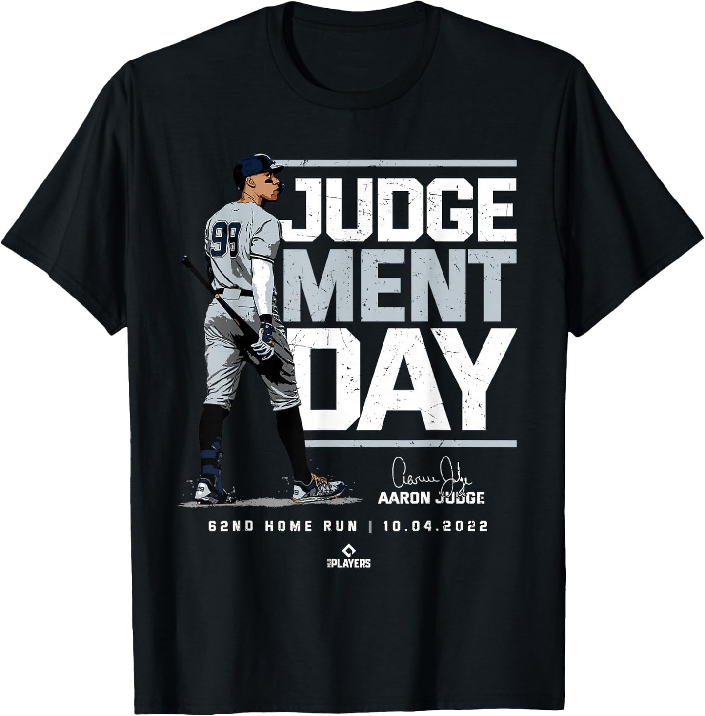 Aaron Judge Judgement Day Aaron Judge New York MLBPA T-Shirt - T-Shirt | Black