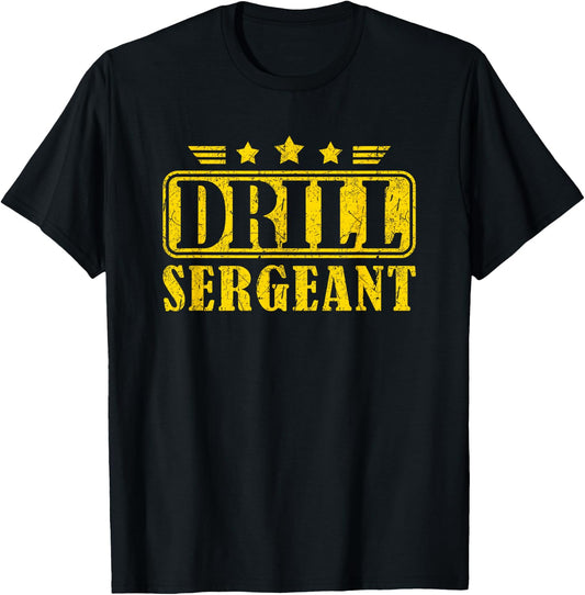 Drill Sergeant a Drill Team or Warrant Officer T-Shirt - T-Shirt | Black