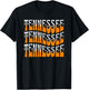 Vintage Tennessee Men's Tennessee Women's Orange T-Shirt - T-Shirt | Black