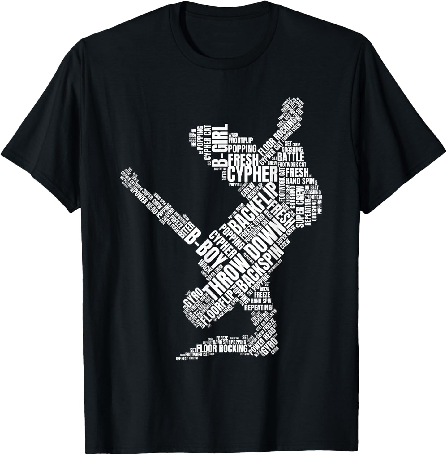 Breakdancer Design | Breakdance B-Boy B-Girl Breakdancing T-Shirt - T-Shirt | Black