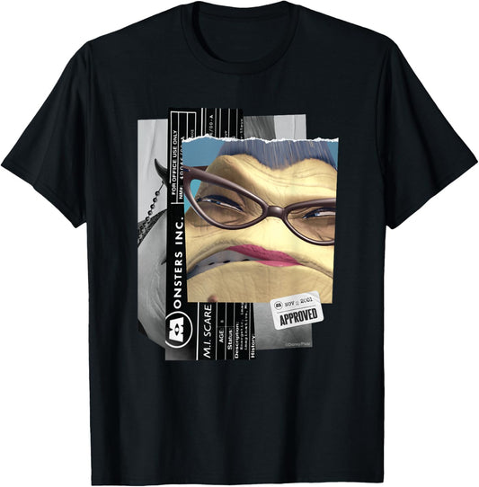 Disney and Pixar’s Monsters, Inc. Roz Personnel File T-Shirt - T-Shirt | Black
