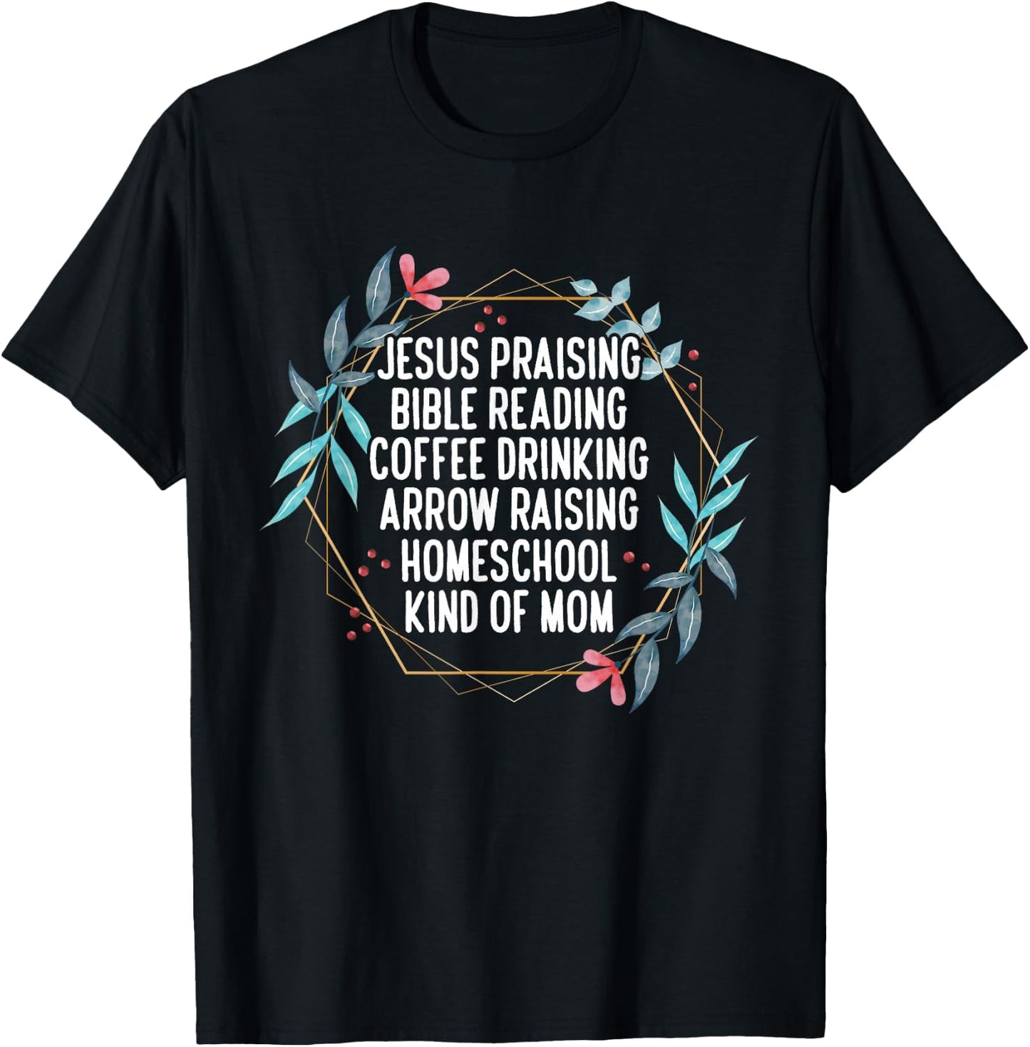 Christian Homeschool Mom T-Shirt - T-Shirt | Black