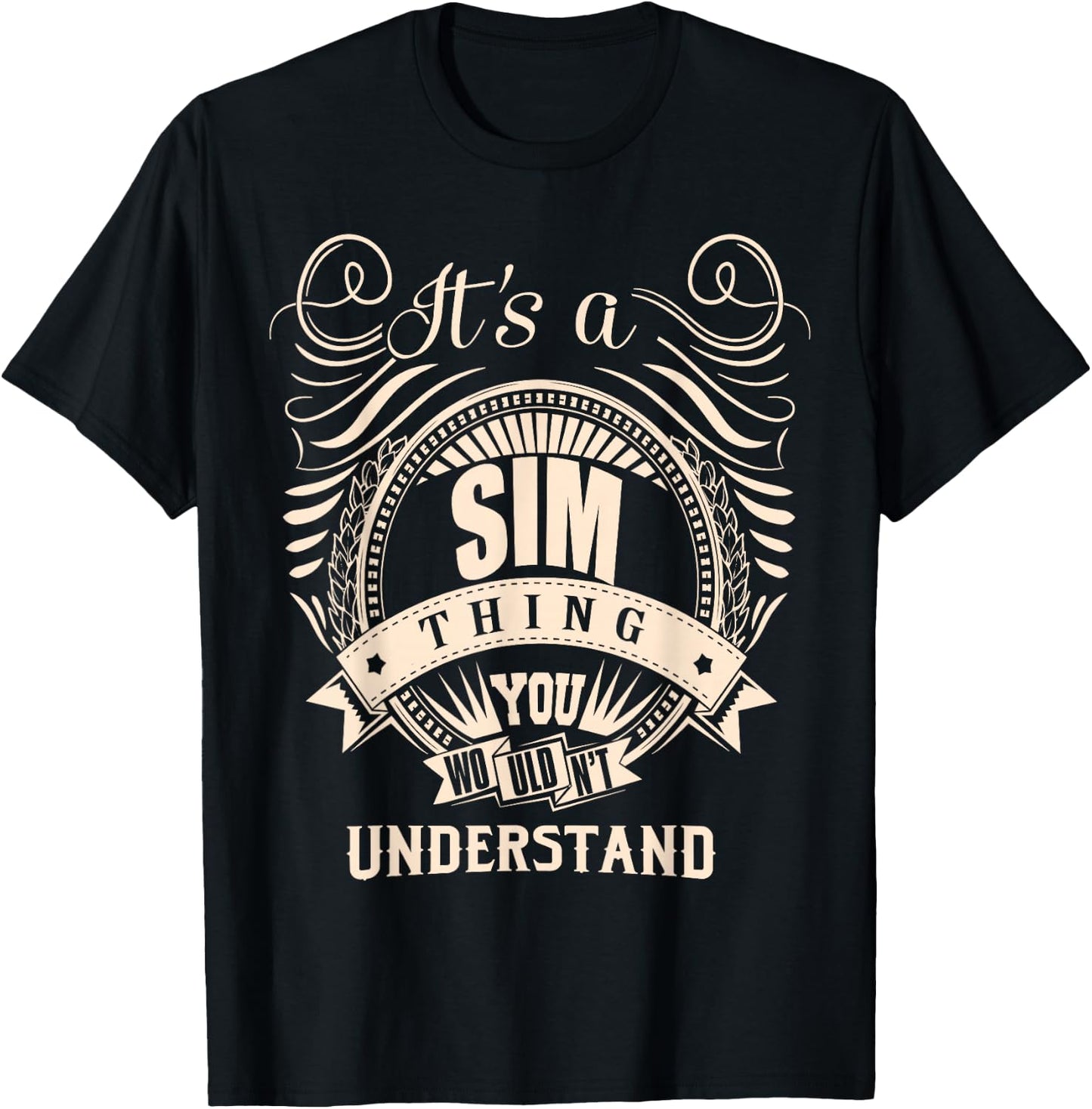 It's a SIM Thing Gifts T-Shirt - T-Shirt | Black