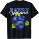 Blueberry Whisperer Fruit Love Blueberries Tasty Berry Cute T-Shirt - T-Shirt | Black