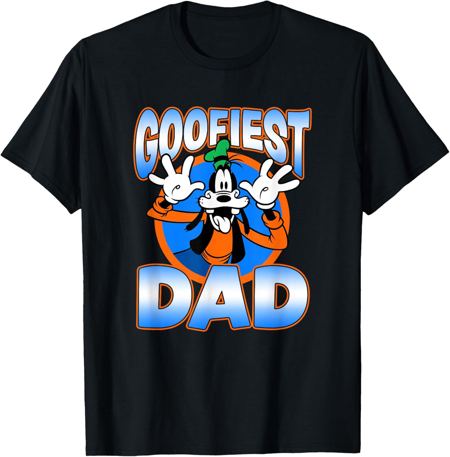 Disney Mickey and Friends Father's Day Goofiest Dad Vintage T-Shirt - T-Shirt | Black