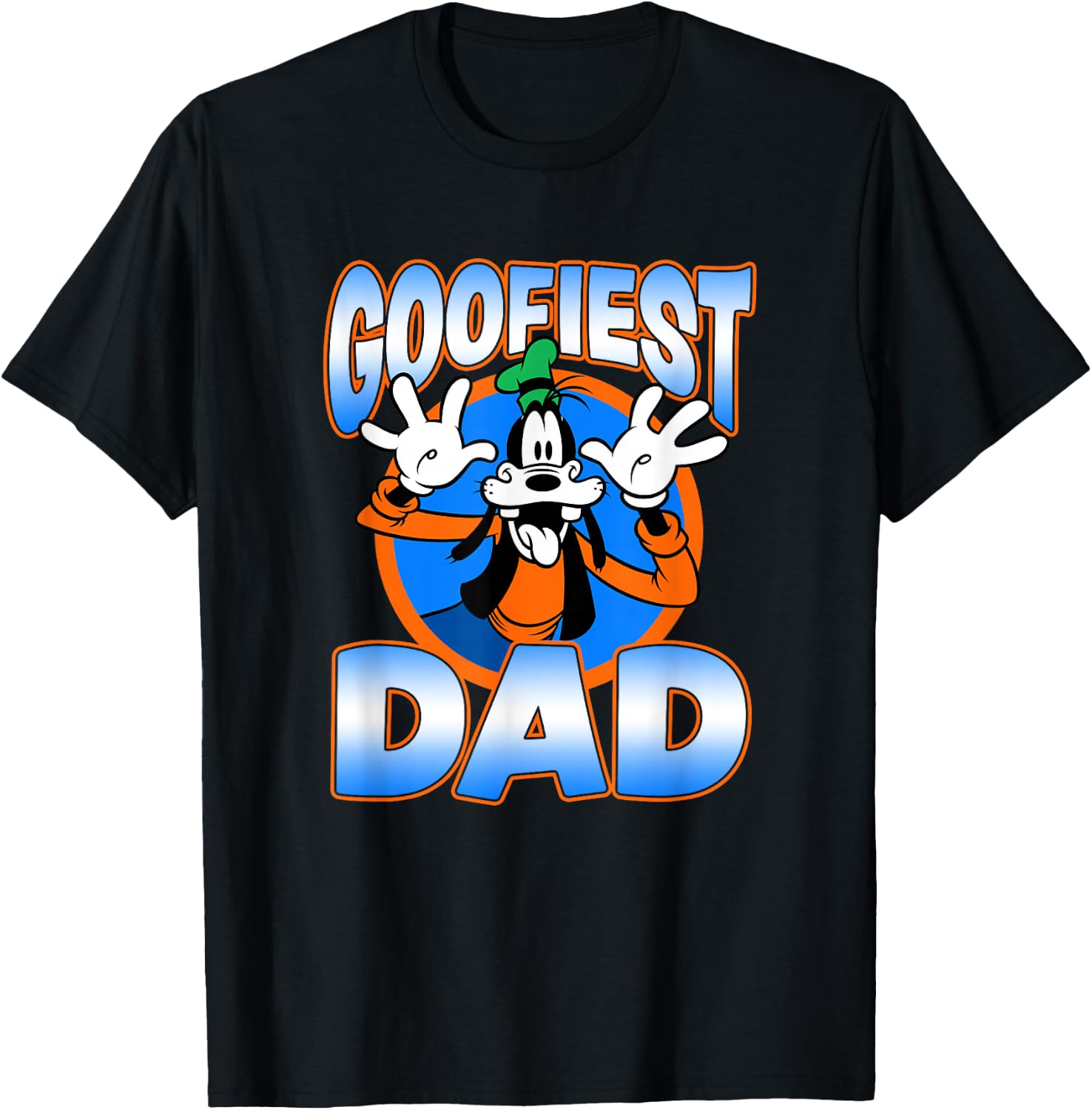 Disney Mickey and Friends Father's Day Goofiest Dad Vintage T-Shirt - T-Shirt | Black