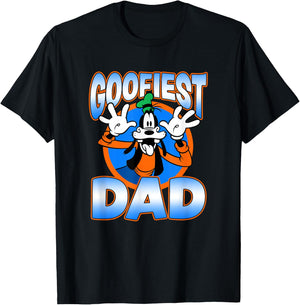 Disney Mickey and Friends Father's Day Goofiest Dad Vintage T-Shirt - T-Shirt | Black