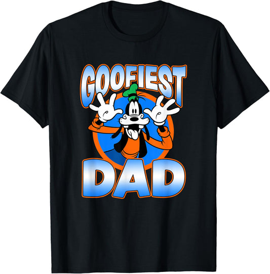 Disney Mickey and Friends Father's Day Goofiest Dad Vintage T-Shirt - T-Shirt | Black