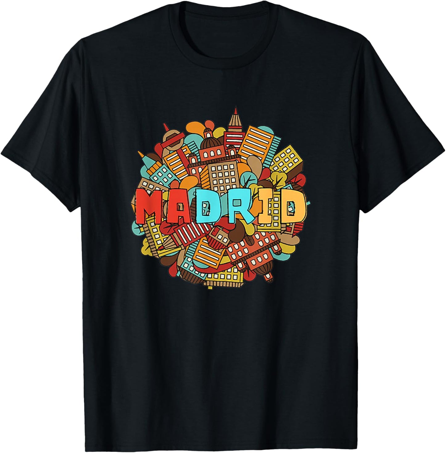 City of Madrid Spain for Reminders Pride T-Shirt - T-Shirt | Black